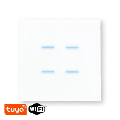 کلید هوشمند چهار پل طرح خط Wi Fi