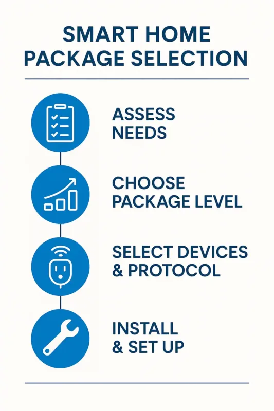 چک لیست انتخاب پکیج هوشمند