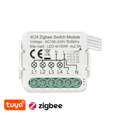 رله چهار کانال پشت کلیدی zigbee