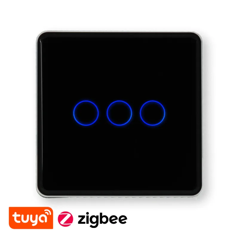 کلید سه پل Zigbee مدل curve