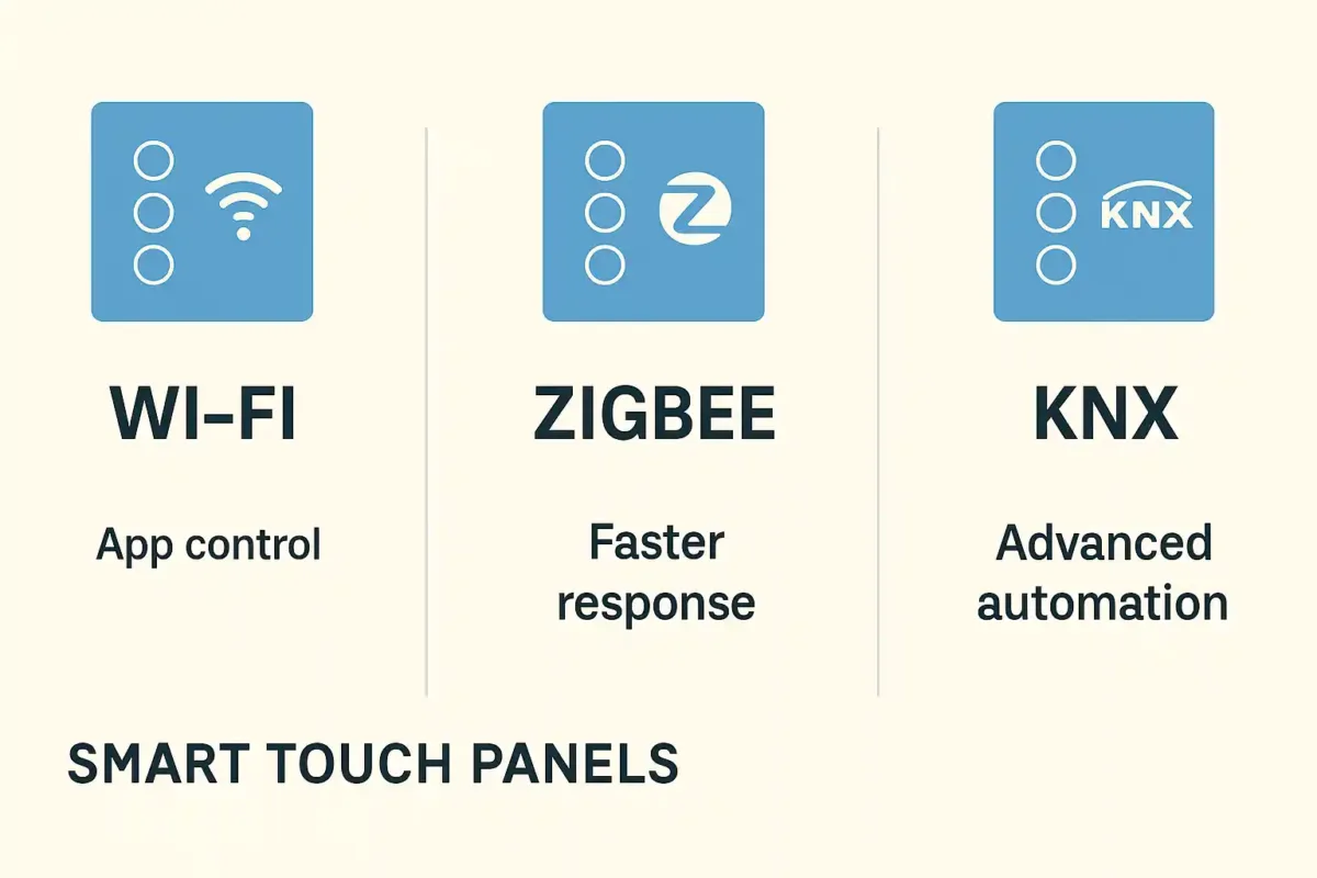 انواع تاچ پنل هوشمند
