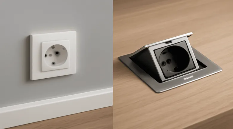 تفاوت پریز هوشمند توکار و روکار