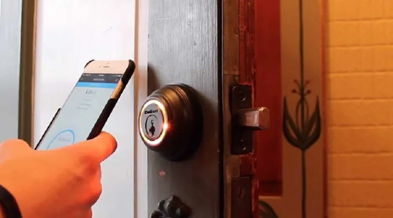 ضخامت در برای دستگیره هوشمند