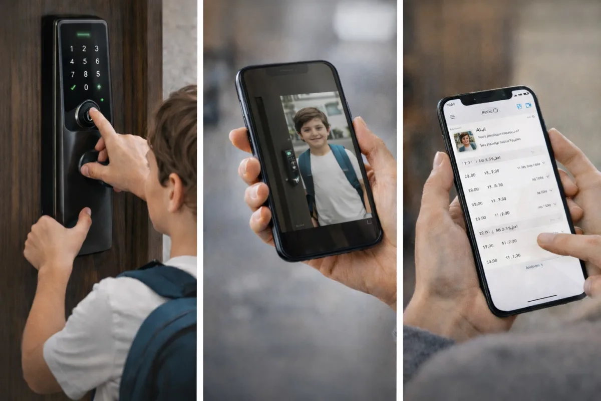 یکپارچه‌سازی دستگیره هوشمند با آیفون تصویری