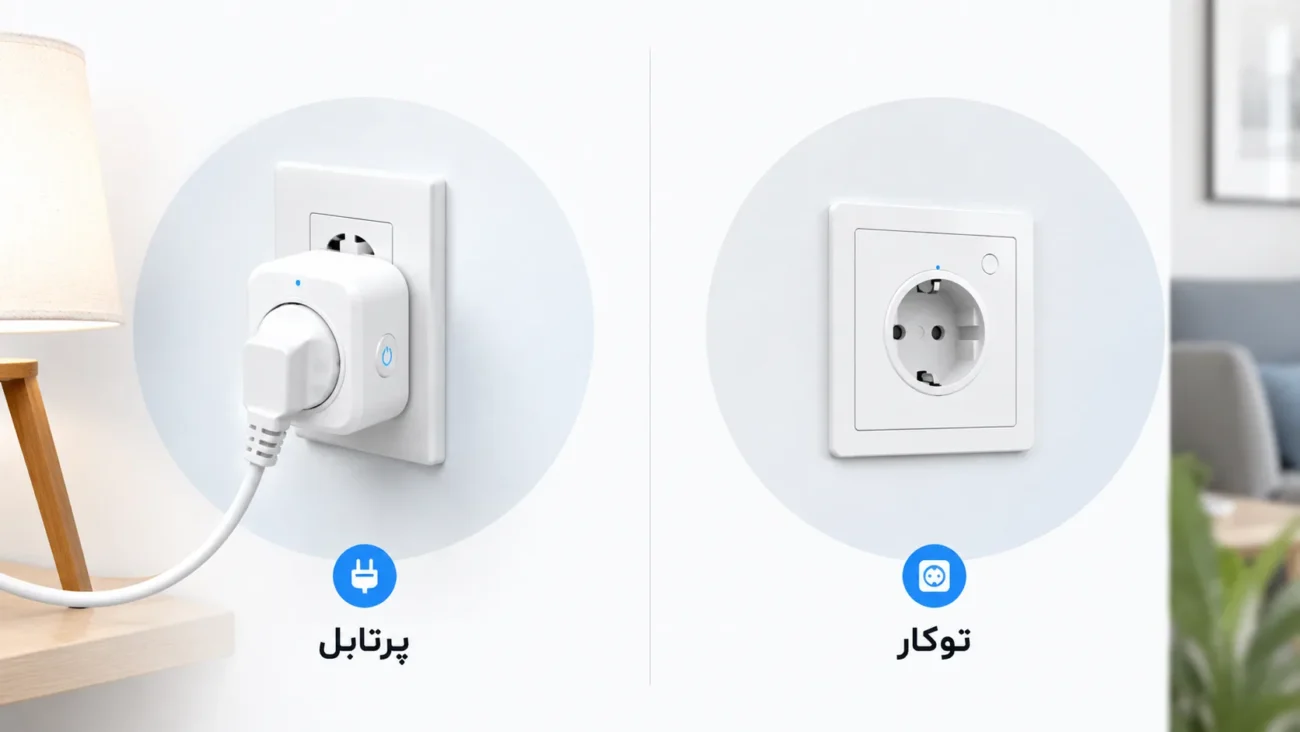 انواع پریز هوشمند از نظر نصب