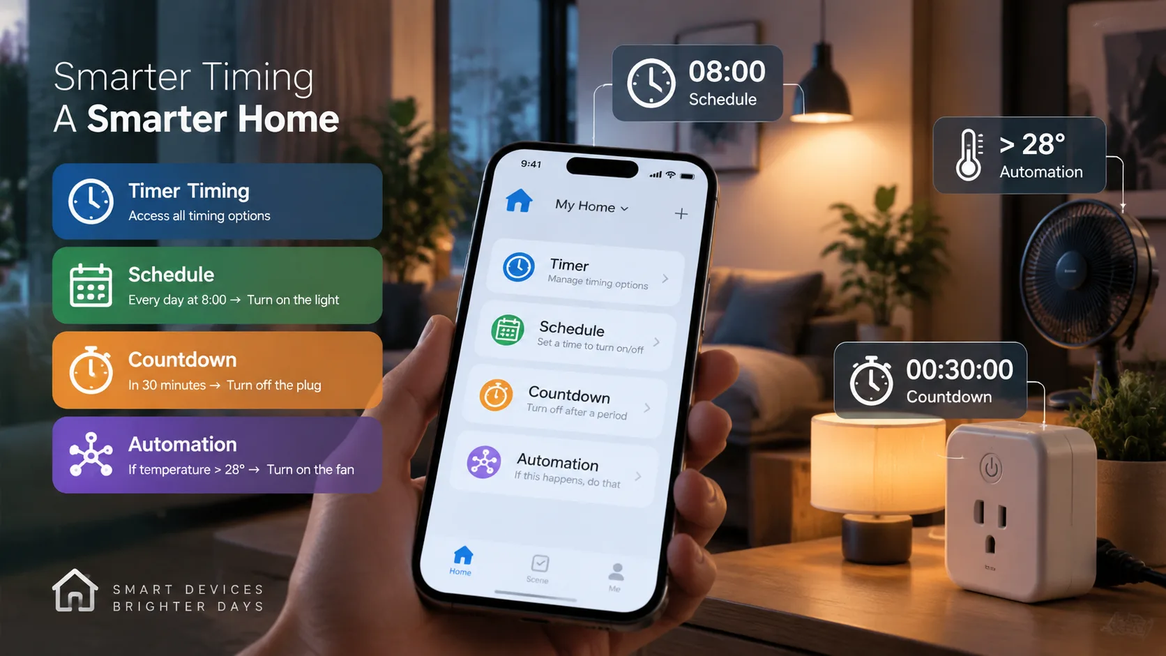 تفاوت Timer و Schedule در Smart Life