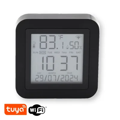 کنترلر IR به همراه سنسور دما و رطوبت با نمایشگر (WI-FI) (1)