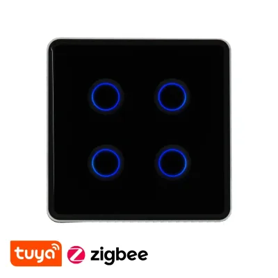 کلید چهار پل Zigbee-10A مدل curve